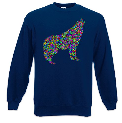 Wolf Sweatshirt Pullover pull Urban Backwoods coloré vêtement décontracté à motif imprimé
