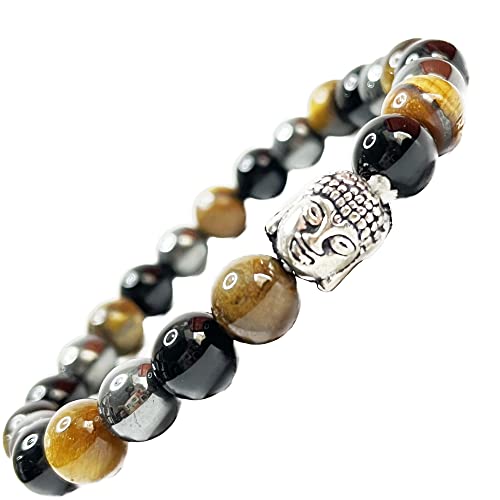 Image of HEALING AND SEMI-PRECIOUS CRYSTAL STONE BRACELET 8 MM ROUND FOR FENSHUI