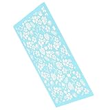 COSMEVIVI Plantilla de impresión de arcilla plastilina plantillas para manualidades seda arcilla polimérica Plantilla reutilizable plantillas de serigrafía reutilizables poliéster