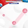 Pllieay 24 Pieces Bouncy Balls, 8 Styles Bouncy Balls for Kid, 32 mm High Bouncing Ball with Storage Bag ffor Kids Party Favors, Space Toys for Kids, Bag Filling