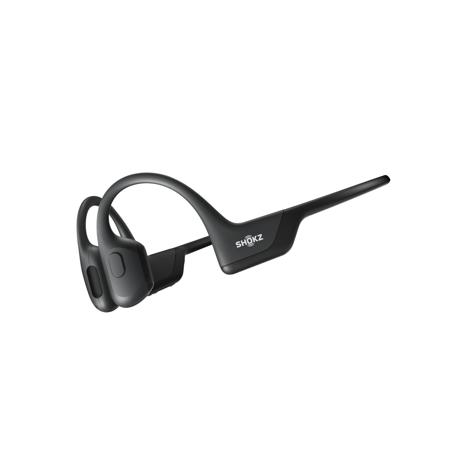 SHOKZ OpenRun Pro - Premium Bone Conduction On-Ear Bluetooth Sport Headphones - Sweat Resistant Wireless Earphones for Workouts and Running with Deep Base - Built-in Mic, with Headband (Black)