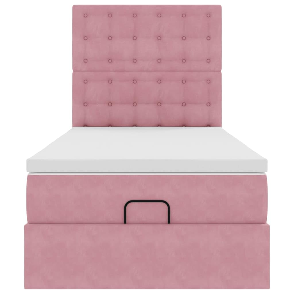 Velluto Premium Con Contenitore Rosa 90x200 cm