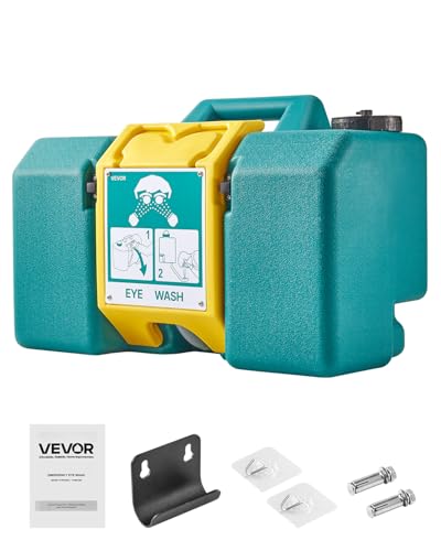VEVOR Portable Eye Wash Station 8 Gal, OSHA-Approved Eyewash Station