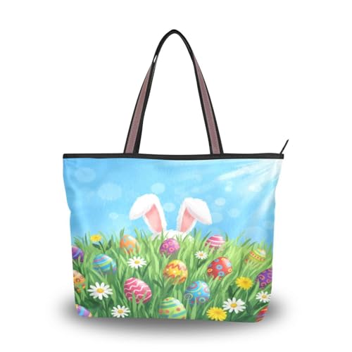 Image of Women Turtle Tote Bag Polyester Handbag Zippered Tote Bag Turtle Tote Purses,Summer Beach Tote Bag