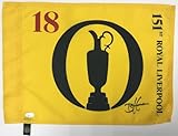 Brian Harman The Open 151st Royal Liverpool Signed #18 Pin Flag-JSA AT49259 - Autographed Pin Flags