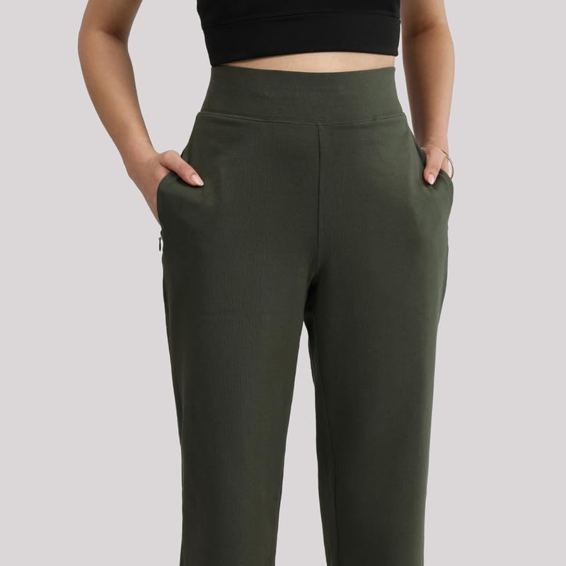 Image of BlissClub Women's Straight Fit Mid Rise Pants