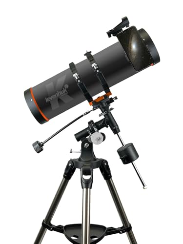 Levenhuk Kelvin Nova PLUS 130/650 Fototeleskop, Profesjonalny Newtonowski Reflektor do Smartfona dla Dorosłych z Montażem Równikowym do Astrofotografii i Obserwacji Głębokiego Nieba