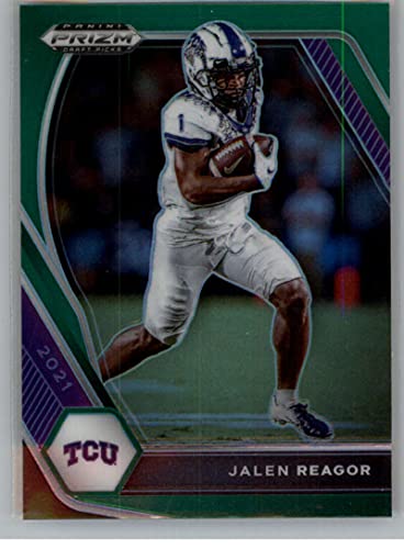 2021 Panini Prizm Draft Picks Prizms Green #72 Jalen Reagor TCU Horned Frogs Football Trading Card