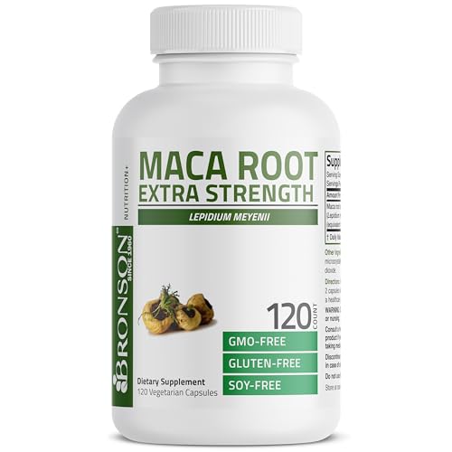 Bronson Maca Root Extra Lepidium Meyenii, Non-GMO, 120 Vegetarian Capsules - Thumbnail 4