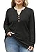 Women’s Sweaters Winter Clothing Plus Size Fall Fashion Clothes Tops Tunics Boho Trendy Casual Loose Long Sleeve Shirts Oversized Sweatshirt Comfiest Airport Travel Cowboy Chic Outfits 2025 Black 4XL