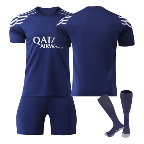 Camiseta Fútbol Paris Personalizadas para Hombres y Niño, equipación Fútbol DIY Nombre Número con Conjunto Top Pantalón Corto y Calcetines Regalo de Fútbol