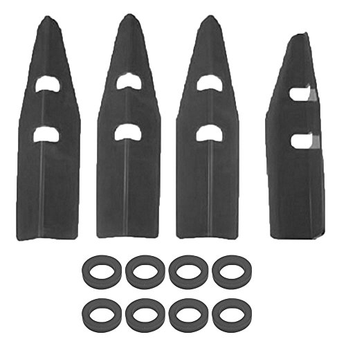 Game Room Guys 4 Black PinCab Leg Protectors & 8 Bolt Protectors