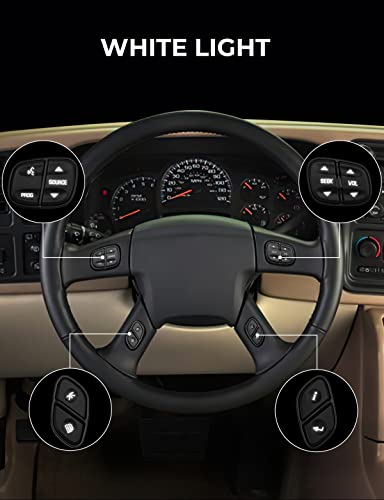 image for JOYTUTUS Steering Wheel Radio Control Switch Buttons fits Silverado Si