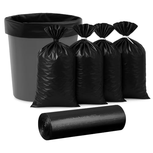 BENAVJI Garbage Bags Medium 90 Pcs I 30 Pcs x Pack of 3 Rolls | 19 x 21 Inch | Dustbin Bags,Trash Bags,Dustbin Covers for daily Wet and Dry Waste (Black Color) (3)