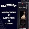 Carfume Original Savage Car Air Freshener | Premium Fresh Bergamot & Woody Ambergris Fragrance | Luxury Red Recyclable Scented Diffuser For Men | Odour Eliminator | UK Made Car Accessories #3