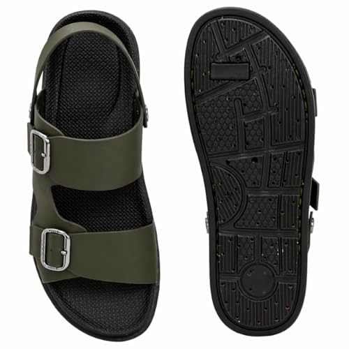 Image of Kastava KS-117 Synthetic Premium Lightweight Everyday Buckle Sandal for Men