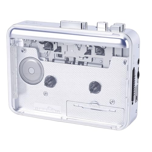 Reproductor de Cinta de Casete EMUKOEP Ligero con Puerto USB 2