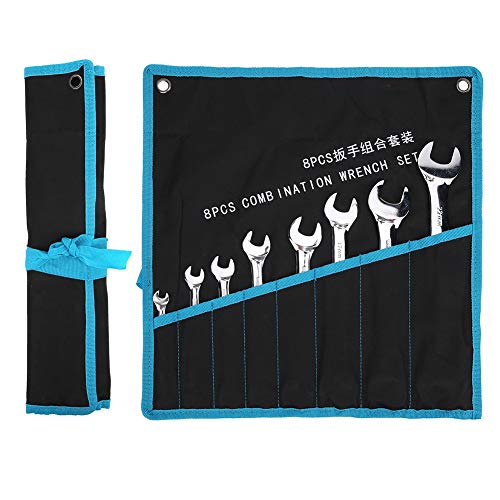 Youthink 9Pcs Double Open End 9Pcs Double Open End Wrench Kit Spanner Set Home Diy Use Hardware Accessory 45 Steel #TOP1