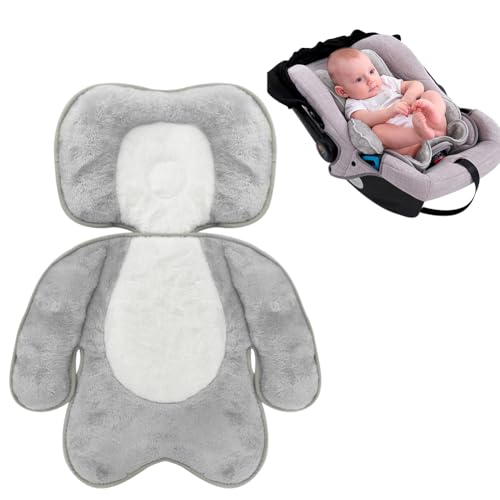 Baby Comfort ベビーカークッション カーシート ベビーカー用 頭と体をサポートする枕 ベビーカークッションパッド 取り外し可能なクッション