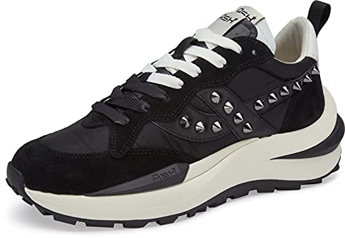 ASH Women s Spider 620 Studs White Black Studded Chunky Platform Fashionable Casual Shoes Sneakers Size US 9(EU 39)