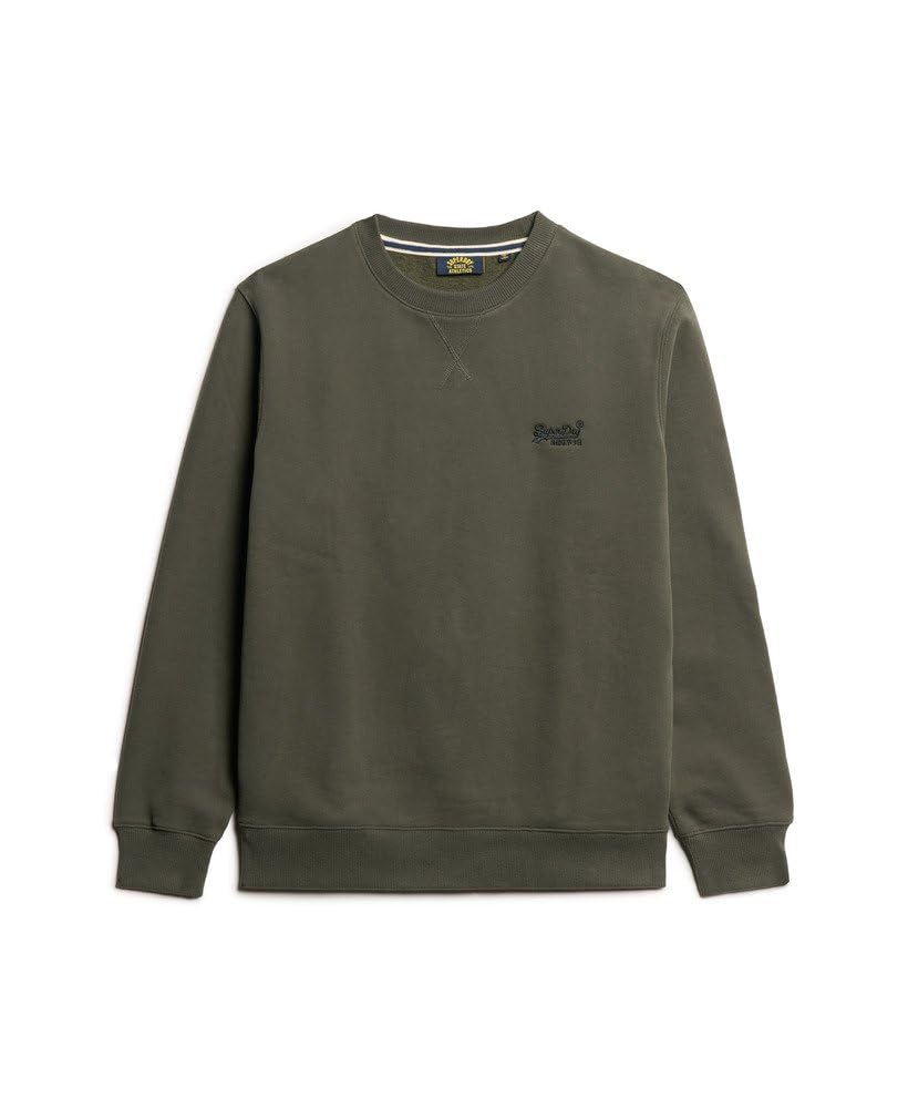 Superdry Herren Essential Logo Rundhals-Sweatshirt
