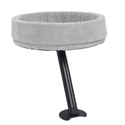 Hamac de lit de bureau pour chat avec structure en fer suspendue