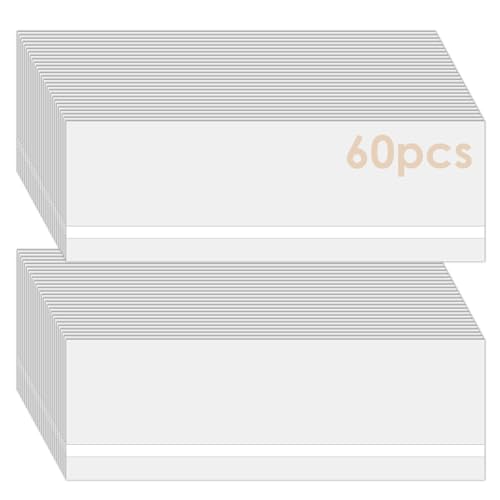 WD&CD Fenster Fliegenfalle, 60 Stück Fliegenköder für Fenster Effektive Fliegen Klebefalle für den Innenbereich, Geruchlose Fliegen Fallen zum Fangen von Fliegen und Fruchtfliegen, Fly Trap