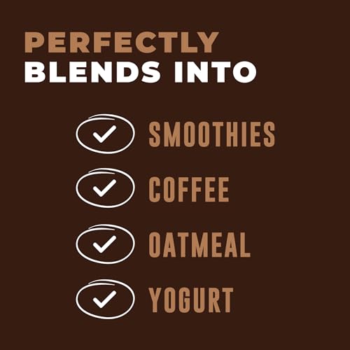 Image of Bone Broth Protein Powder From Grass Fed Beef, Chocolate, 16oz