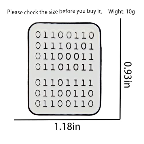 Image of Enamel Pin,Programming IT Lapel Pin,Technology And Innovation Badge Gift For Teens Student Computer Lover Scientist Friends DIY Decor Denim Jacket Canvas Bag Backpack Shirt Collar Accessory