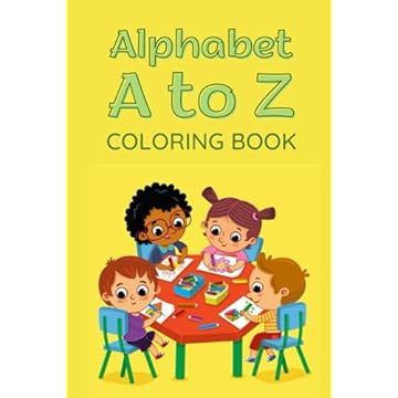 Capa do livro Alphabet A to Z: COLORING BOOK (Portuguese Edition)