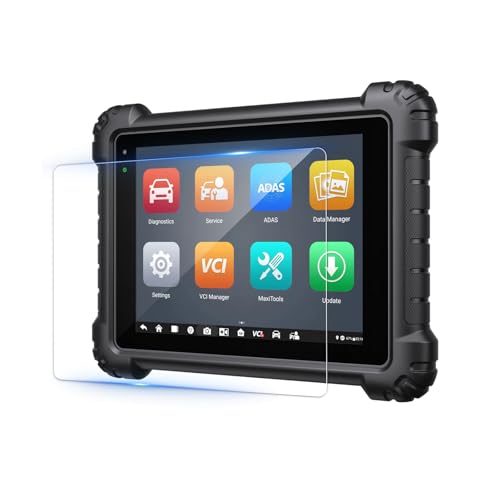BSTW for Autel Scanner 9.7-Inch Screen Protector for MS909 MS909EV MS919 MS909lite Screen Replacement Film Anti-Scratch Tempered Glass Protective Film (for Autel MaxiSys MS909 9.7-Inch)