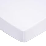 UOMNY Crib Sheet White Fitted Crib Sheets Baby Sheet for Standard Crib and Toddler Mattresses Nursery Bedding Sheet Crib Mattress Sheets for Boys and Girls 1 Pack Space Toddler Sheet