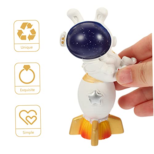 Tofficu 5Pcs Astronaut Trinkets Desktop Decor Balloon Ornament Office Desk Decorations Space Related Toys Astronaut Artware Ornamnet Easter Spaceman Sculpture Outer Space Room Decor Toy #TOP4