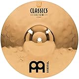 Meinl Cymbals Classics Custom Brilliant Splash 10 Zoll (Video) Schlagzeug Becken (25,40cm) B12 Bronze, Brilliantes Finish (CC10S-B)