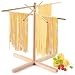 iSiLER Natural Beech Wood Pasta Drying Rack, Pasta and Spaghetti Dryer Stand with 4 Branched, Detachable Arms for up to 4 Pounds of Pasta Dough