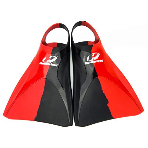 NADADEIRA HAMMERHEAD SILICONE PREMIUM FINS PRETO VERMELHO Tamanho: PP
