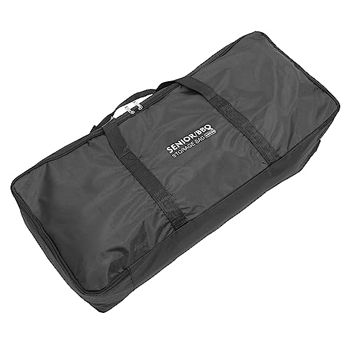 LOORGVEL Juego de Barbacoa Bolsa de Herramientas de Barbacoa Bolsa de Herramientas de Parrilla Bolsa de Almacenamiento de Accesorios de Parrilla Bolsa de Parrilla de Gran Capacidad Negro