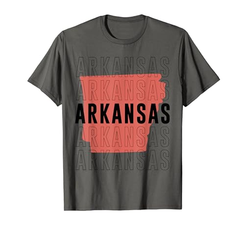 Vintage Arkansas Native American State Map AR Arkansas USA T-Shirt