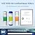 iSpring RCC7D RO/DI System, 6-Stage Reverse Osmosis De-ionization Water Filter System, 75 GPD RO/DI Water System for Aquarium and Water Softener with DI Water Filter