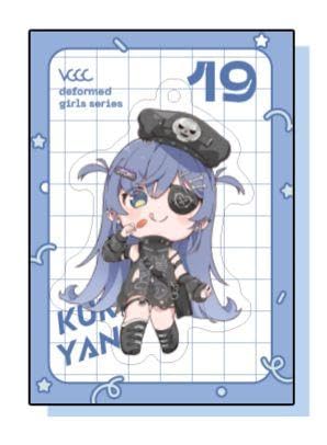 Amazon.co.jp: VGGC 夜乃くろむ アクリルキーホルダー ぶいすぽっ GV