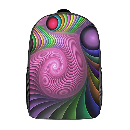 Sac à dos imprimé en 3D couleurs vives haute résistance pour la vie scolaire