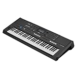 YAMAHA PSR-E483 Keyboard – Modernes Tragbares Keyboard mit 61 anschlagdynamischen Tasten, 860 Voices, 15 Super Articulation Lite Voices, 345 Styles, leistungsstarken Lautsprechern und USB-C – Schwarz