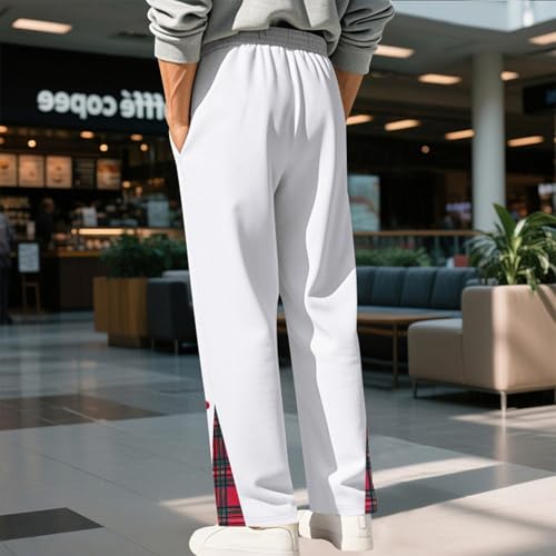 Men's Pants Sport Outdoor Streetwear Trousers Baggy Legs Elastic Waist Casual Pants with Pockets4