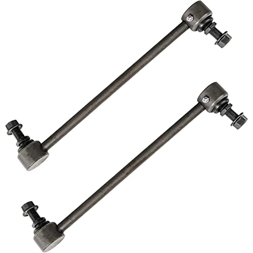 Image of Detroit Axle - 4pc Front End Control Arms Kit for 14-19 Kia Soul EV, 2 Lower Control Arms and Ball Joint 2 Sway Bar Links 2014 2015 2016 2017 2018 2019 Replacement