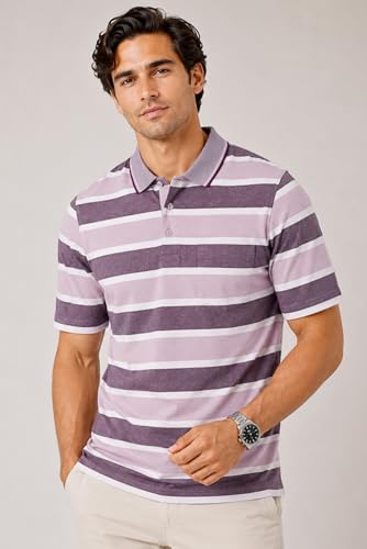 Image of SANE ORIGINALS Half Sleeve Polo T-Shirt for Men with Pocket || Stripe Collar and Pocket T-Shirt for Men Half Sleeves