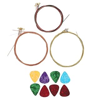 ERINGOGO Strings de Guitare Acoustique Cordes Acoustiques Strings Bass Guitar Strings Copper String: Alloy - Les Beatles, Paul McCartney, John Lennon, RIngo Starr, George Harrison