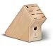 Produktbild VICTORINOX Swiss Classic Messerblock aus Holz ohne Messer, für 9 Messer, Helles Buchenholz, Leer, Unbestückt, Aufbewahrung