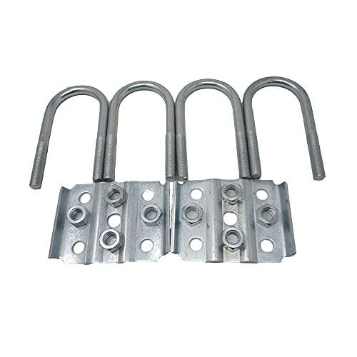 3,500lb Trailer Axle U-Bolt Kit Fits 2-3 8 Round Axle x 1.75 Wide Springs