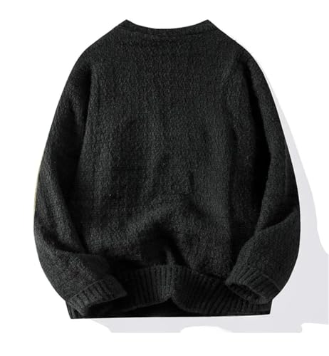 Men's Autumn/Winter Loose-Fit Thickened Cardigan V-Neck Base Knitted Top4
