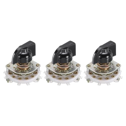 QUARKZMAN Interruptor Rotativo 2 Polos 5 Posiciones
